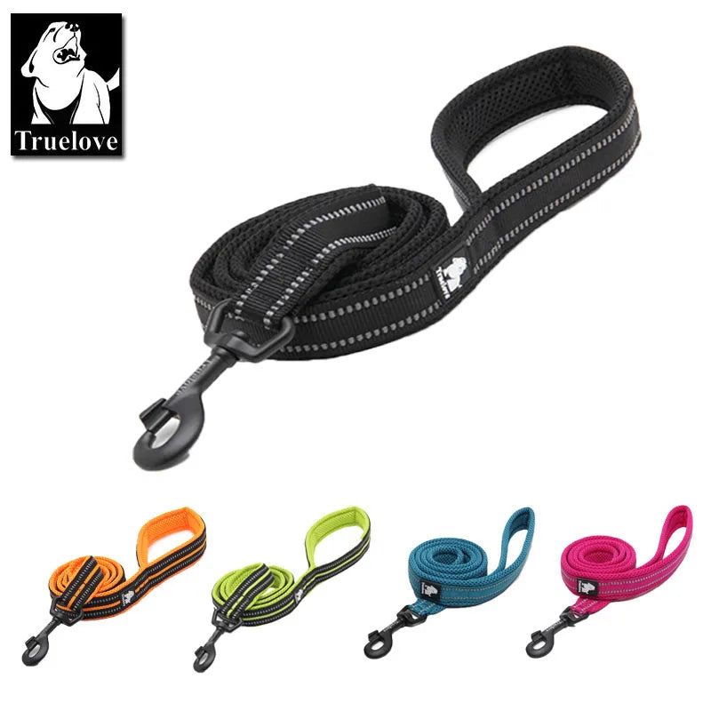 Truelove Soft Mesh Nylon Dog Leash Double Trickness  Running Reflective Safe Walking Training Pet Dog Lead Leash Stock 200cm Hot