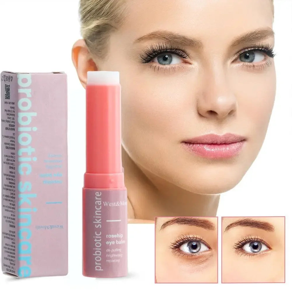 Women Extra Renewing Rosehip Eye Cream For Face Lifting Moisturizing Balm Stick Anti-Puffiness Remove Dark Circle Eye Care 2024