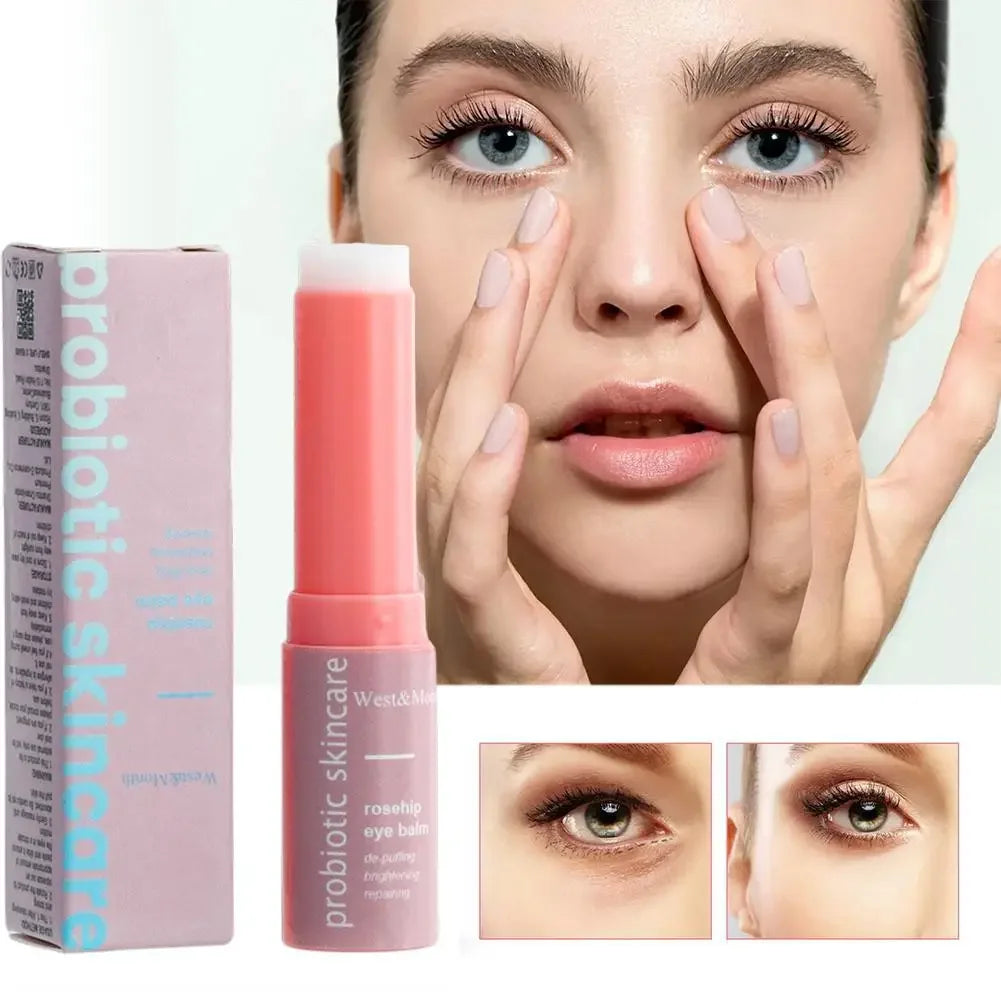 Women Extra Renewing Rosehip Eye Cream For Face Lifting Moisturizing Balm Stick Anti-Puffiness Remove Dark Circle Eye Care 2024