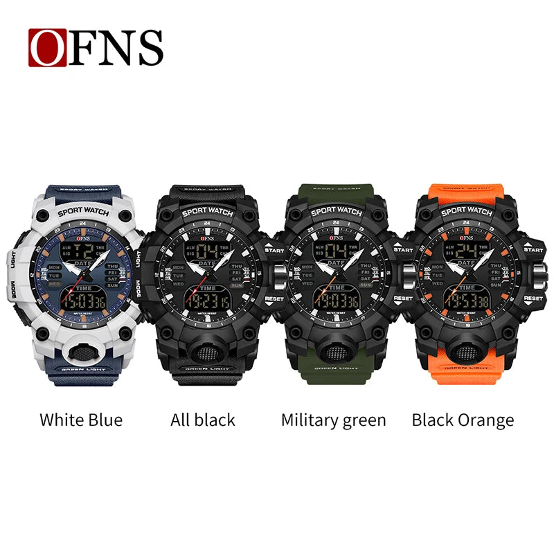 OFNS Outdoor Watches For Men G Style 50M Waterproof