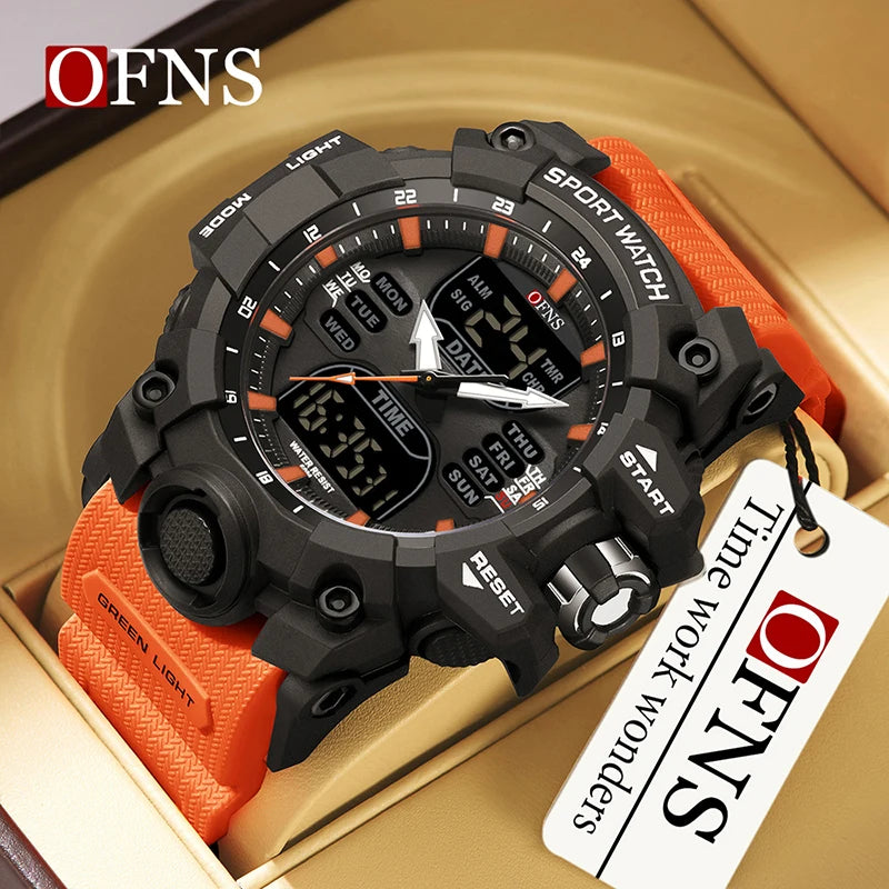 OFNS Outdoor Watches For Men G Style 50M Waterproof