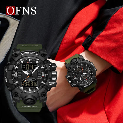 OFNS Outdoor Watches For Men G Style 50M Waterproof