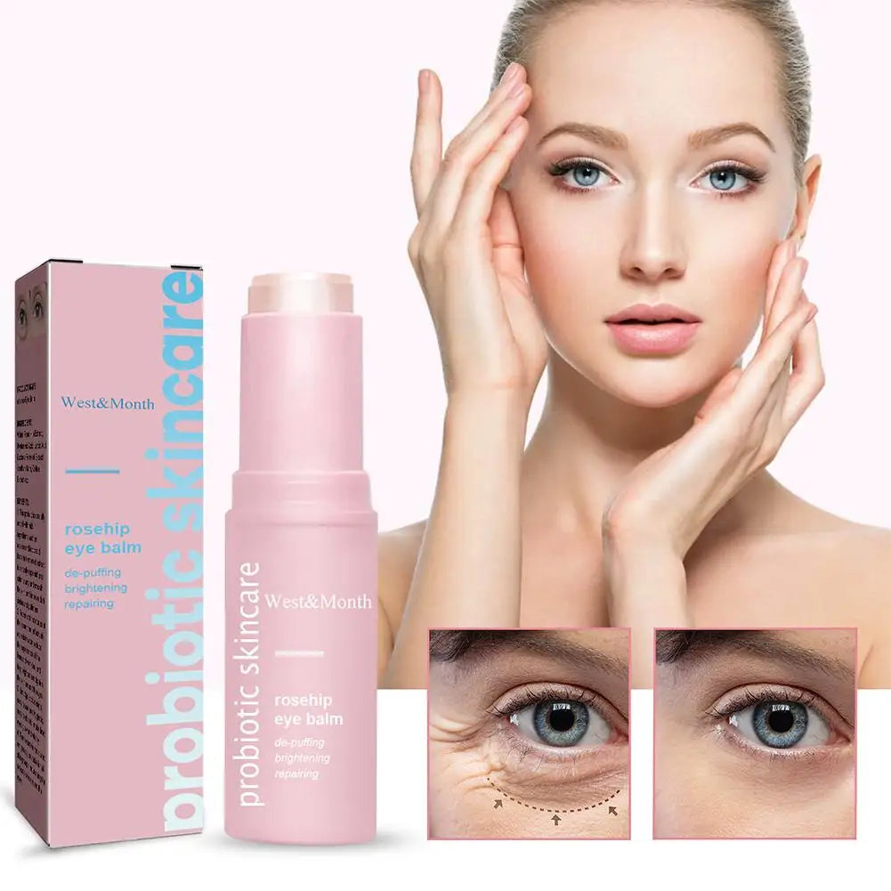 Women Extra Renewing Rosehip Eye Cream For Face Lifting Moisturizing Balm Stick Anti-Puffiness Remove Dark Circle Eye Care 2024